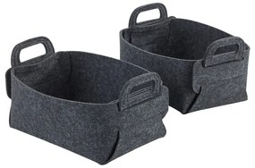 Textil tárolókosár szett 2 db-os Nina – Wenko