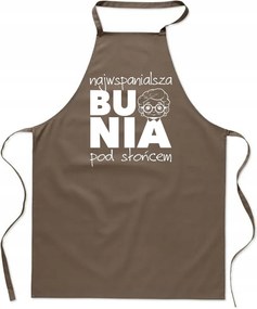 Konyhai Kötény bézs A Legcsodálatosabb Nagymama Ajándék FA_435_b