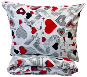 Love dream flanel ágyneműhuzat 200x140cm+90x70cm TiaHome