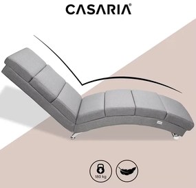 Casaria® Nappali szék London - szürke