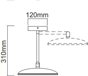 Orlicki Design BELLI OR81459 Tükör 1x6W/Led 3000K IP44
