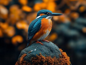 Vászonkép Canvas Természet Állat- És Állatvilág Madár Télikrák Makró 80x60