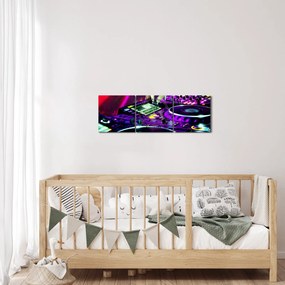 Kép - DJ (órával) (90x30 cm)