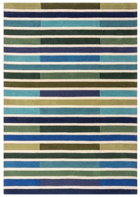 Zöld gyapjú szőnyeg 170x120 cm Piano - Flair Rugs