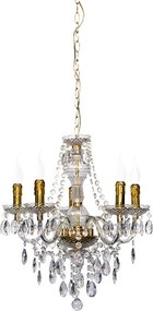 TRIO R1107-03 LÜSTER Klasszikus Csillár Arany E14 IP20