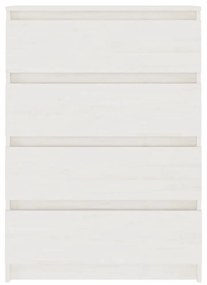 fehér tömör fenyőfa kisszekrény 60 x 36 x 84 cm