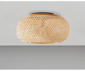 Mennyezeti lámpa SALOMON 1xE27/10W/230V átm. 40 cm bambusz