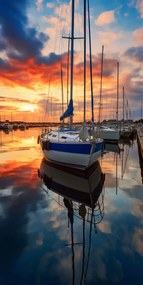 Poszter 50x100cm Naplemente Marina