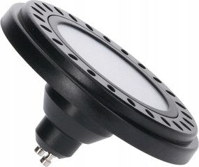 AR111 GU10 Led Izzó 15W 3000K 120° Fekete ház 120°-os sugárzási szög