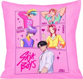 Párna Rózsaszín Sajaboys Huntrix Kpop Demon Hunters Ajándék Ajándék Név