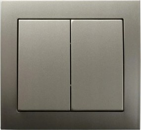 Ospel Kier szatén kettős zárócsatlakozó LP-17W/45