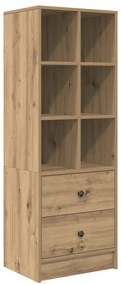 tárolós íróasztal Artisan tölgy Műszaki Fa