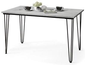 HALIJA étkezőasztal - szürke beton