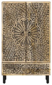 tömör mangófa magasszekrény 60 x 33 x 100 cm