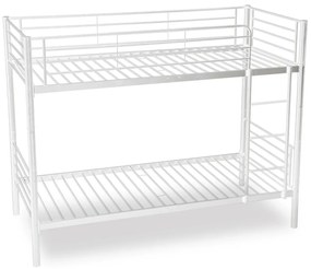 Emeletes Fém Ágykeret Fehér Színben. 90x200 cm RODEZ