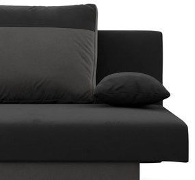 Sony kanapé, szövet anyag, bonell töltet, fekete - szürke