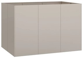 Ültető rozsdás 120x80x80 cm időjárásálló acélból