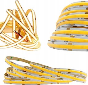 Led szalag Neon Cob 24V meleg fehér 2400 Led Prémium magas Cri >90 1m