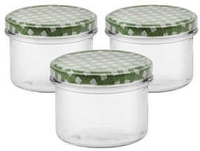 3 darabos befőttesüveg készlet Antek, 235 ml,fedővel