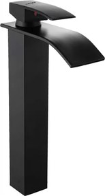 Mexen Aries, magas mosdócsaptelep, fekete, 744810-70