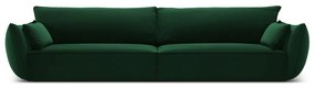 Sötétzöld bársony kanapé 248 cm Vanda – Mazzini Sofas