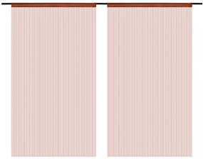 2 db barna zsinórfüggöny 100 x 250 cm