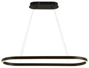 Brilagi - PONDIE kábeles LED csillár, 43 W, 230 V, 80x30 cm, fekete