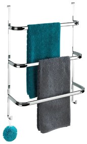 Towel Holder Chrome ezüstszínű fúrásmentes törölközőtartó, 21 x 54 cm - Wenko