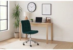 Sötétzöld irodai szék Q-020 VELVET