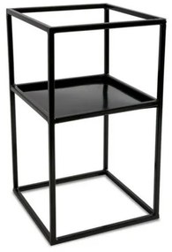 Virágállvány 40x24 cm fekete