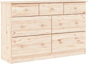 vidaXL ALTA tömör fenyőfa komód 112x35x73 cm