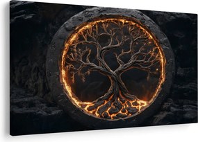 Kép – Életfa lávában I. (90x60 cm)