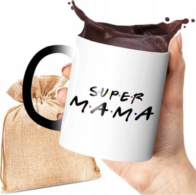 Mágikus Bögre Nyomott Mintával Anyukának Szuper Anya Ajándék Anyák Napjára Nyomott Minta