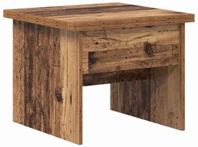 vidaXL Dohányzóasztal Öreg fa 55 x 54,5 x 45 cm Faanyag