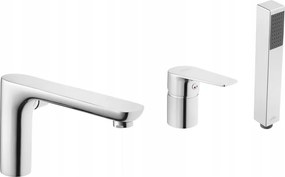 Invena Kádtöltő Csaptelep 3 Lyukú Dokos, Króm