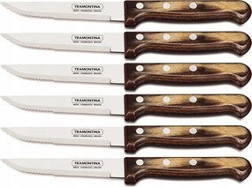 Tramontina 6x steak kés Gaucho Fa Polywood