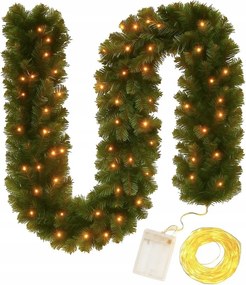 Karácsonyi Fényfüzér Szett Karácsonyfa 3m Led Lámpák Klasszikus Meleg
