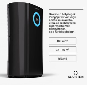 Klarstein DryFy Pro Connect 20 Smart, párátlanító, WiFi, kompresszió, 20 l/d, 35 - 50 m²