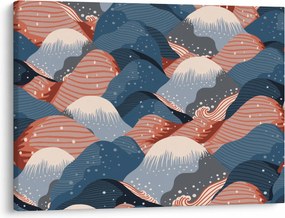 Kép - Japán hullámok (70x50 cm)