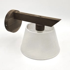 Brilagi - LED fali lámpa ANTHONY 1xE14/40W/230V diófa/fehér