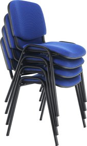 Irodai szék, kék, ISO NEW