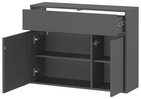 Antracitszürke előszoba bútor Ameca 2.0 – Germania