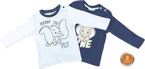 Disney Dumbo Little One baba póló, felső 2 db-os 62/68 cm