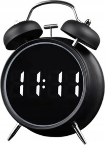 Óra Led Ébresztőóra Digitális Retro, Riasztás, Éjszakai mód, Fekete