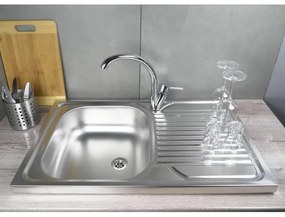 Deante ZM5_3110 - TANGO 50x80 cm konyhai mosogató dekorral