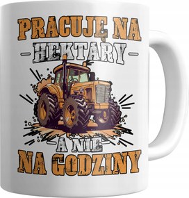 Nyomott Mintás Bögre Hektáronként Dolgozom Farmer Ajándék Farmer Traktor