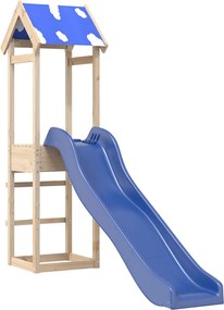 vidaXL tömör fenyőfa kültéri játszószett