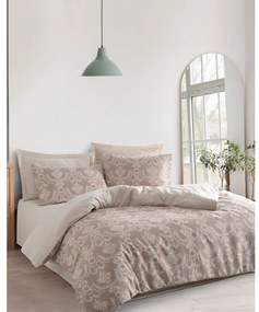 Világosbarna kétszemélyes ágyneműhuzat 200x200 cm – Mijolnir