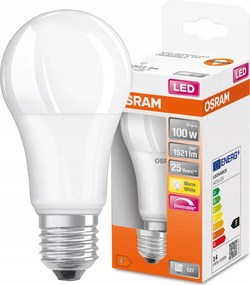 Led izzó E27 A60 14W 2700K szabályozható Osram