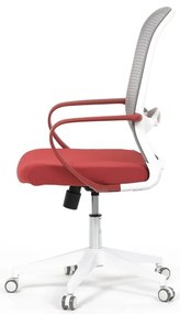 Forgószék piros szövettel. KA-S425 RED